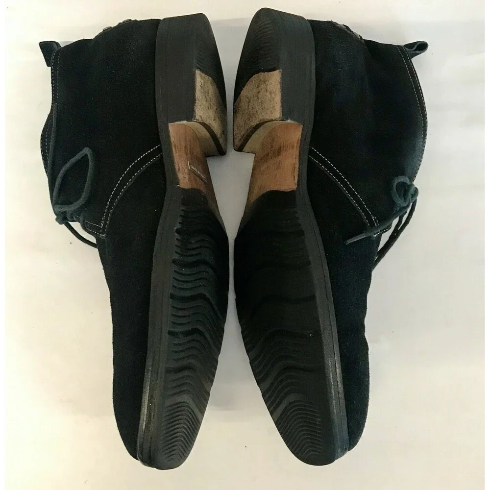 Gordon Rush Sydney Black Suede Leather Ankle Lace Up Chukka‎ Boots Men’s Size 8